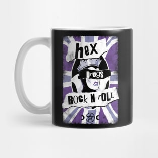 Hex, Drugs, Rock n Roll - Evil Queen - Punk Goth Mug